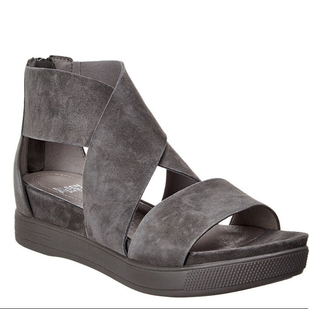 Eileen Fisher sport platform sandal Graphite 9.5